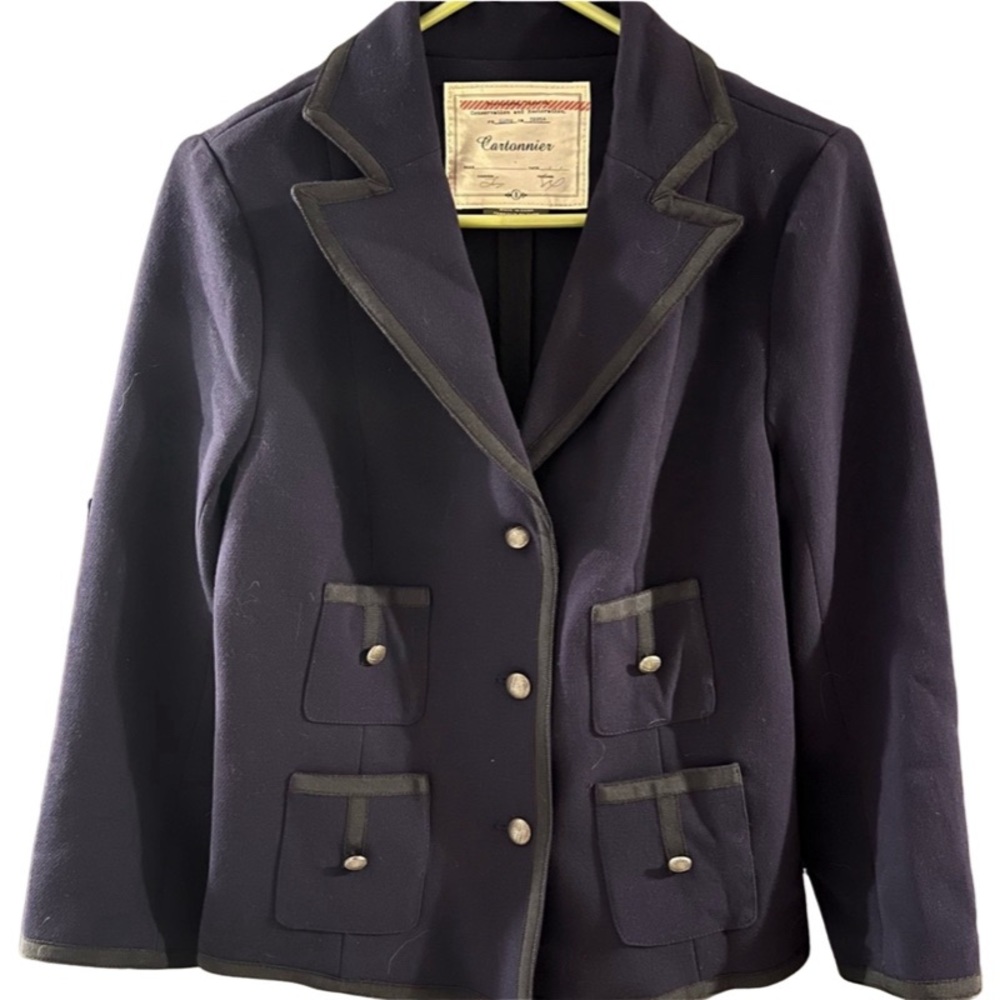 Anthropologie Cartonnier Military Blazer